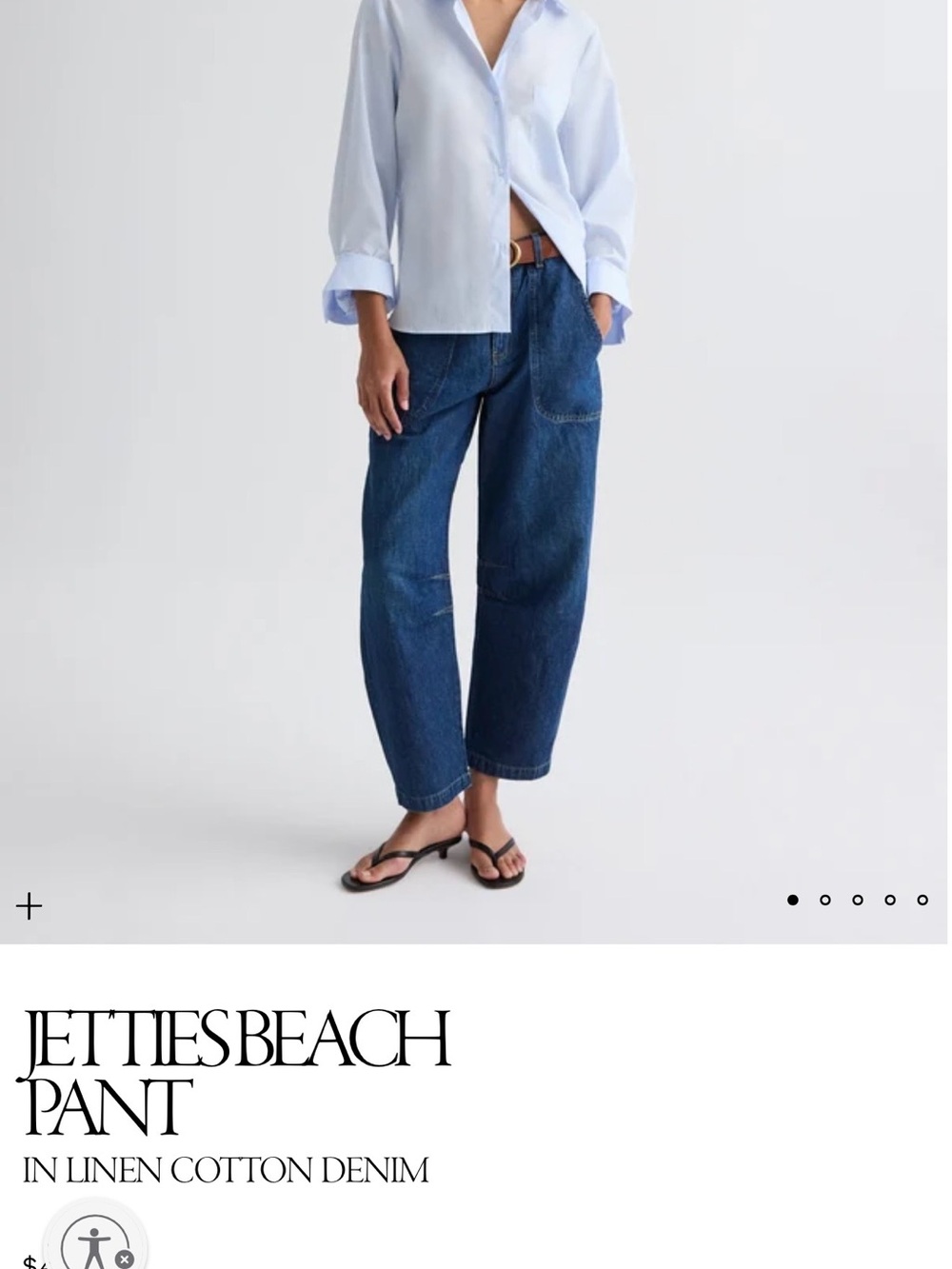 JettiesBeach Pant - Classic Dark Blue Boyfriend Jeans